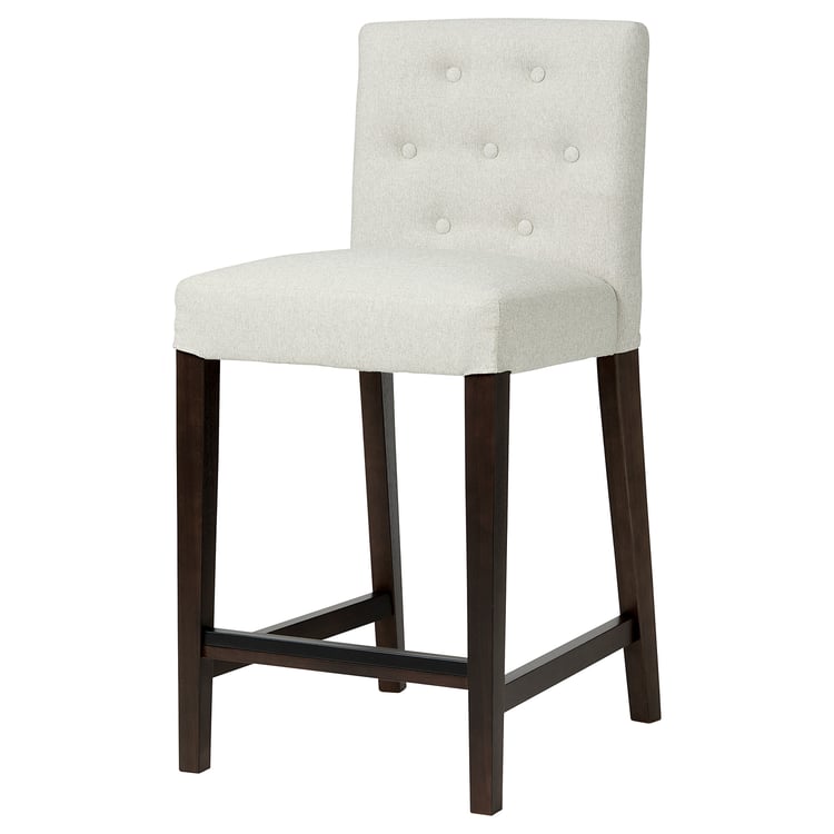 HANSOLLE bar stool, blackbrown, 26" IKEA