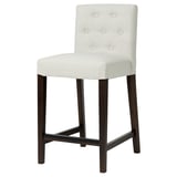HANSOLLE Bar stool, black-brown, 26 "