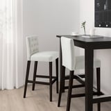 HANSOLLE Bar stool, black-brown, 26 "