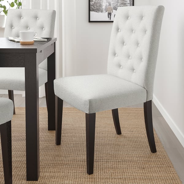 HANSOLLE Chair, black-brown