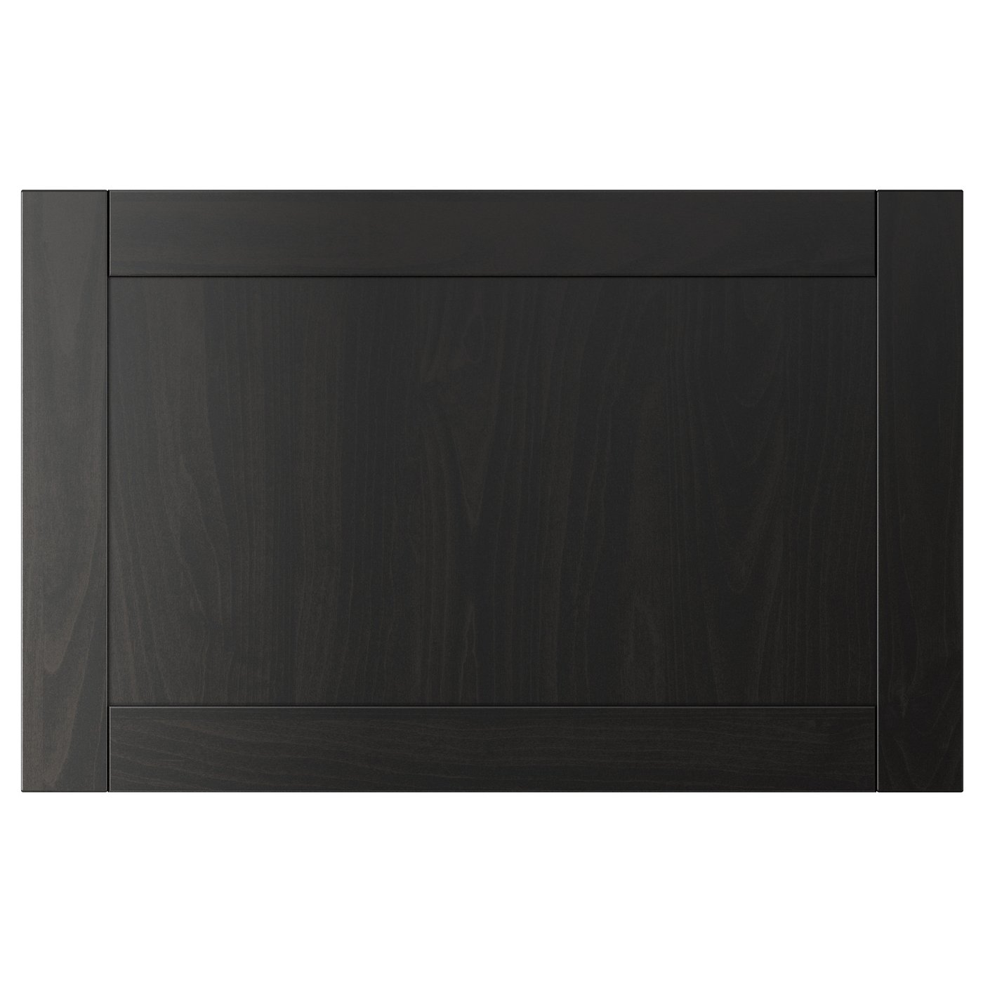 HANVIKEN Door/drawer front, black-brown, 23 5/8x15