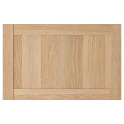 HANVIKEN Door/drawer front, white stained oak effect, 23 1/2x15 "