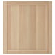 HANVIKEN Door, white stained oak effect, 23 1/2x25 1/8 "