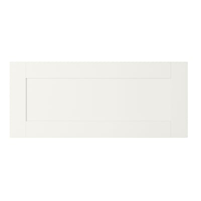 HANVIKEN Drawer front, white, 23 1/2x10 "