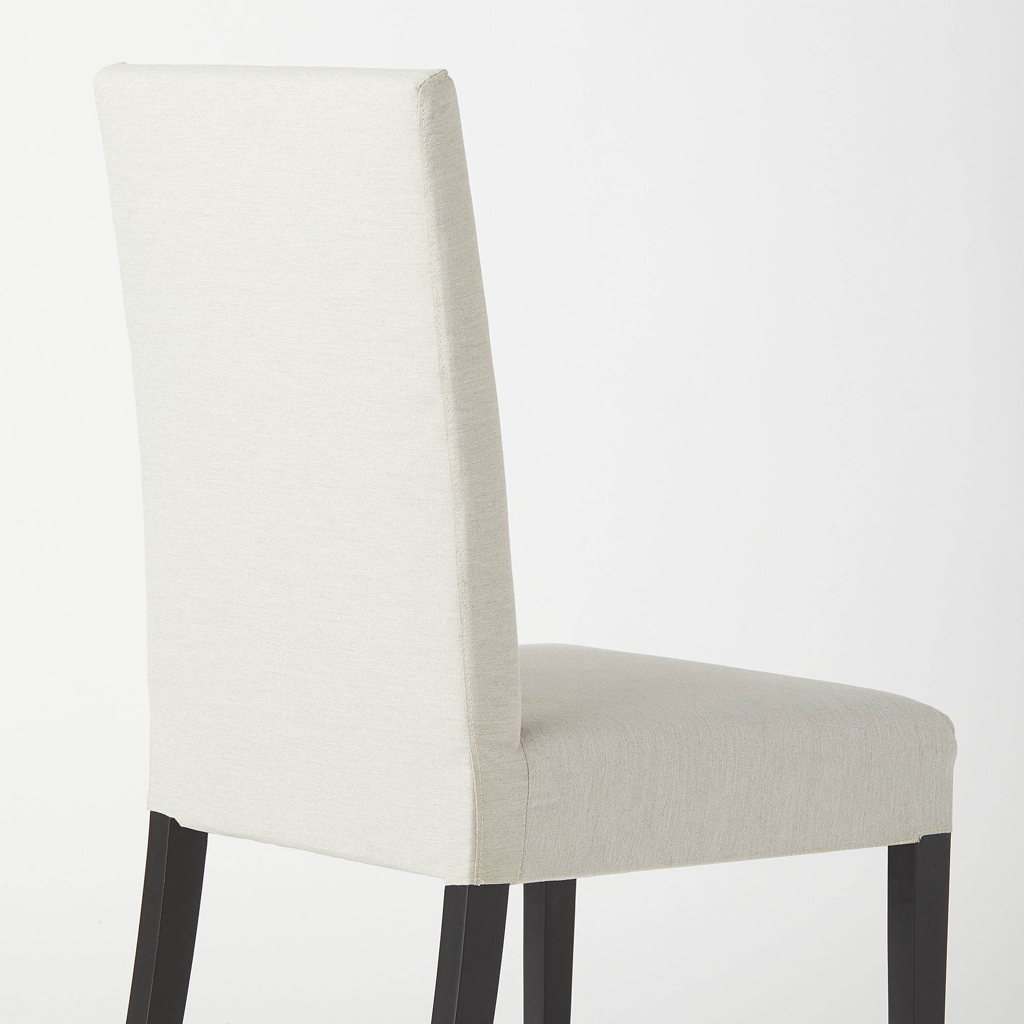 HARRY Chair, black, Knisa light beige IKEA