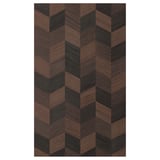 HASSLARP Door, brown patterned, 18x30 "
