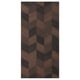 HASSLARP Door, brown/right-handed patterned, 15x30 "
