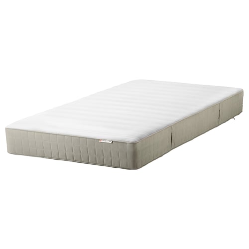 HASVÅG spring mattress, medium firm/beige, Twin - IKEA