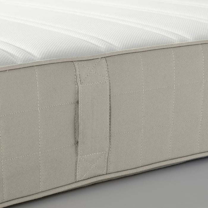 HASVÅG spring mattress, medium firm/beige, Twin IKEA