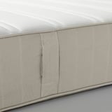 HASVÅG Spring mattress, medium firm/beige, Twin