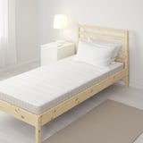 HASVÅG Spring mattress, medium firm/beige, Twin