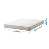 HASVÅG Spring mattress, medium firm/beige, Full