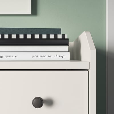 HAUGA 6-drawer dresser, white, 543/8x331/8" - IKEA