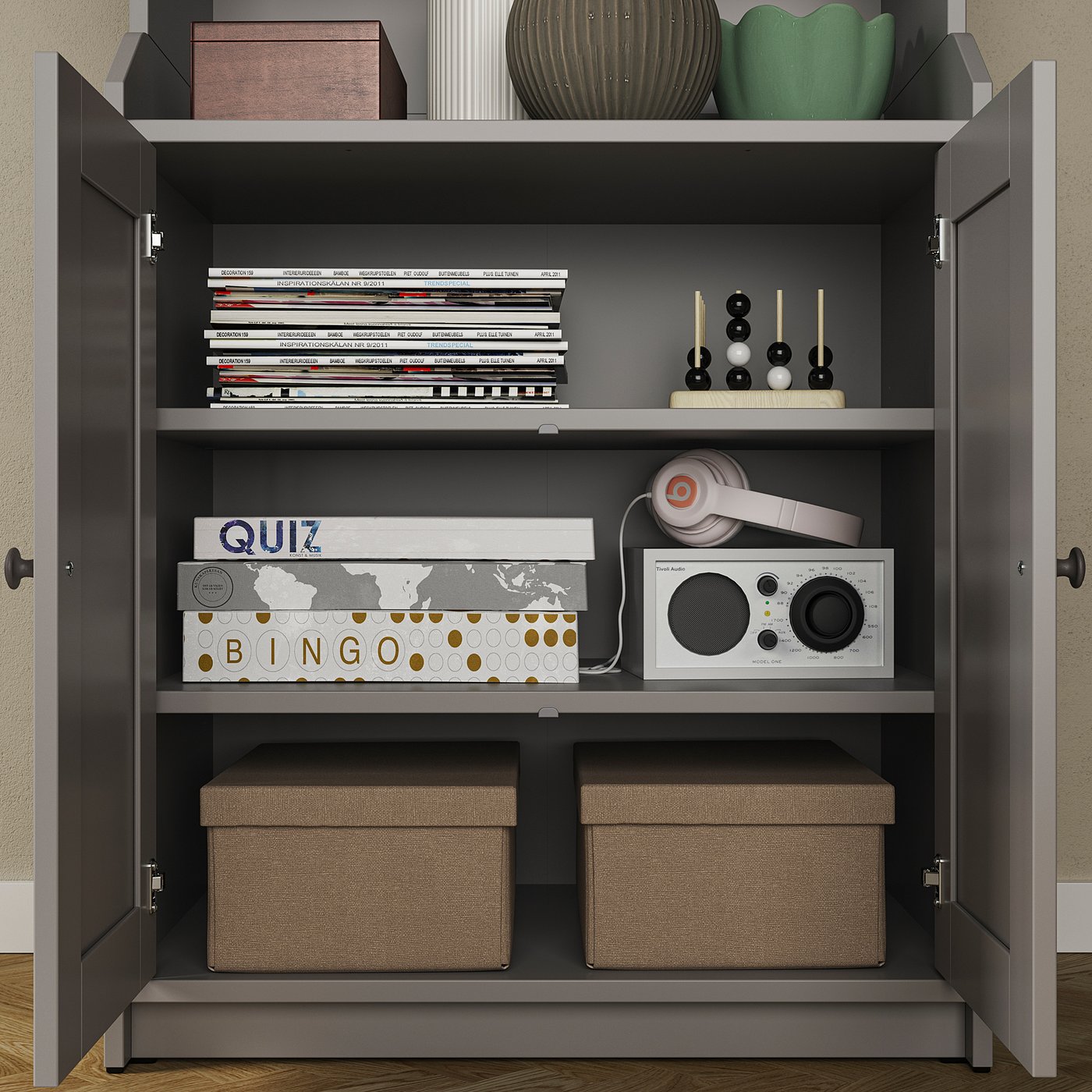 IKEA ハウガ　
チェスト（引き出し×3）, ホワイト, 70x84 cm HAUGA storage combination, white, 961/8x181/8x455/8