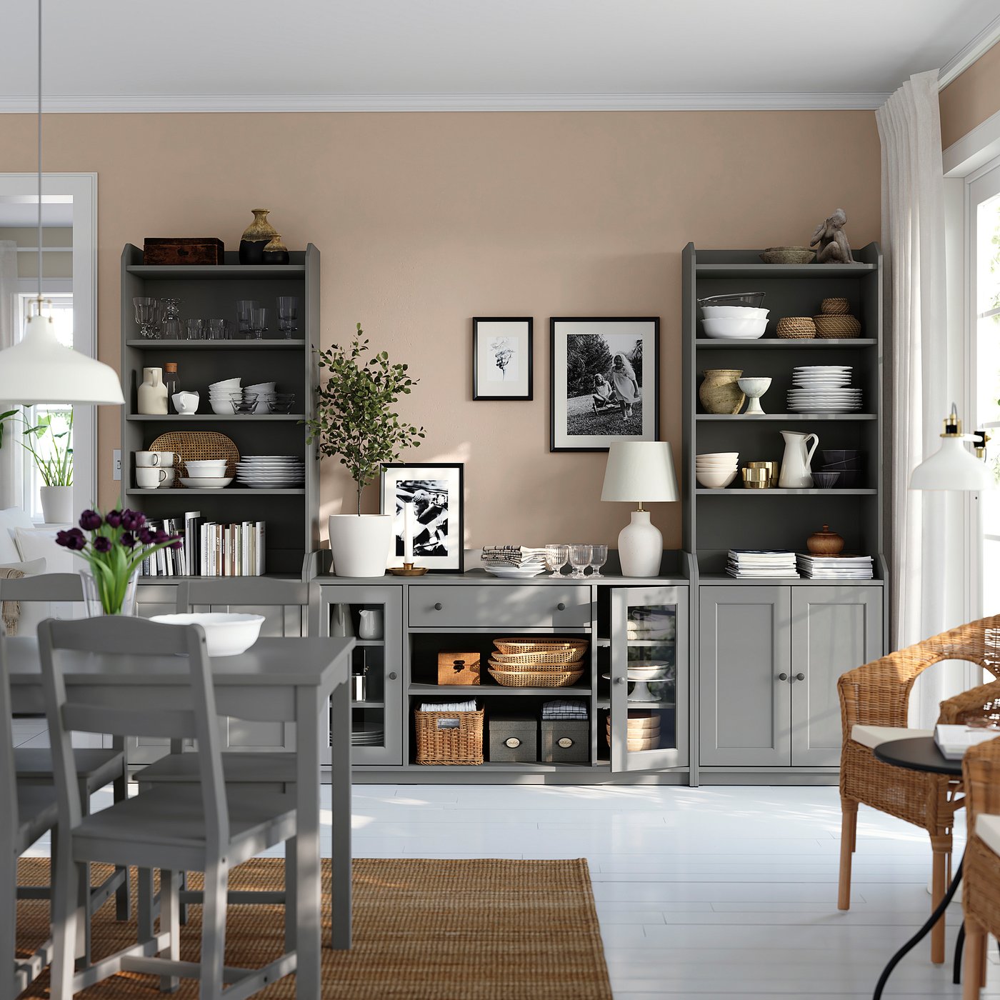 Storage combination, gray 3