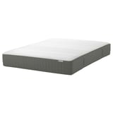 HAUGSVÄR Hybrid mattress, firm/dark gray, Queen