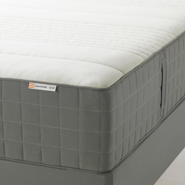 Haugsvar Hybrid Mattress Firm Dark Gray Twin Ikea