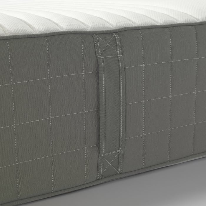 HAUGSVÄR hybrid mattress, medium firm/dark gray, Queen IKEA