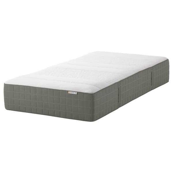 HAUGSVÄR Hybrid mattress firm, dark gray IKEA