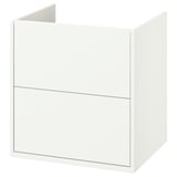 HAVBÄCK Bathroom vanity with drawers, white, 24x21x25 1/8 "