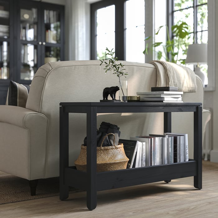 HAVSTA console table, black, 393/8x133/4x243/4" - IKEA