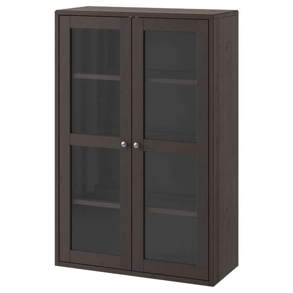 HAVSTA Glassdoor dark brown, 31 7/8x13 3/4x48 3/8" IKEA