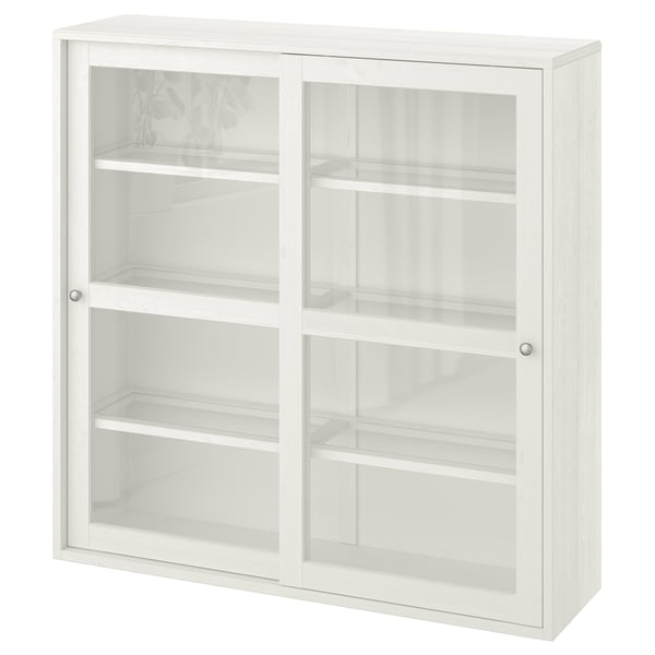 Havsta Glass Door Cabinet White 47 5 8x13 3 4x48 3 8 Ikea