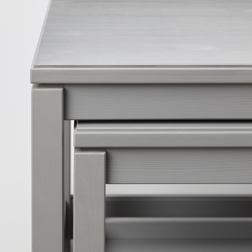 HAVSTA Nesting tables, set of 2, gray IKEA