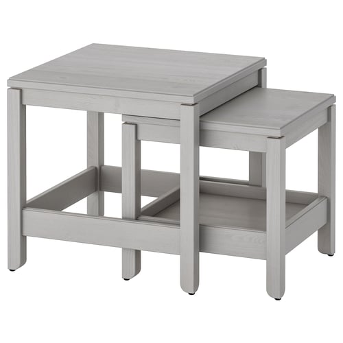 HAVSTA Nesting tables, set of 2, gray IKEA