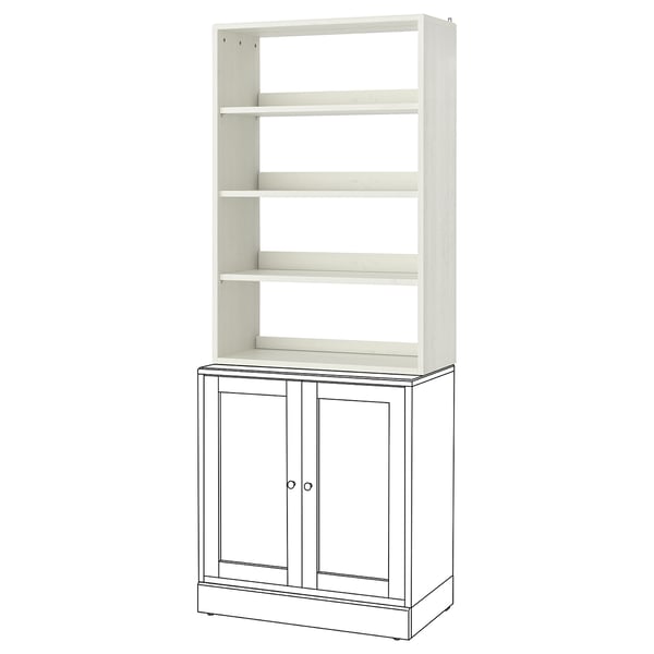 HAVSTA shelf unit, white, 317/8x133/4x483/8" IKEA