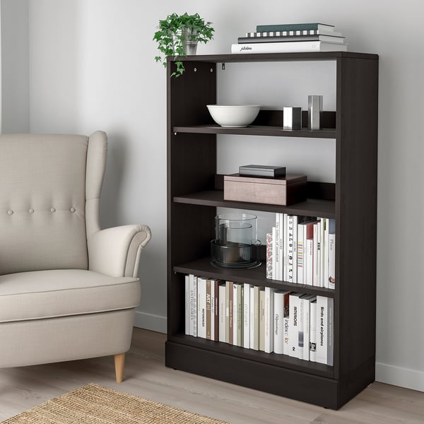 HAVSTA shelving unit with base, dark brown, 317/8x145/8x523/4" IKEA