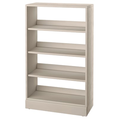 HAVSTA Shelving unit with base, gray-beige, 31 7/8x14 5/8x52 3/4 "
