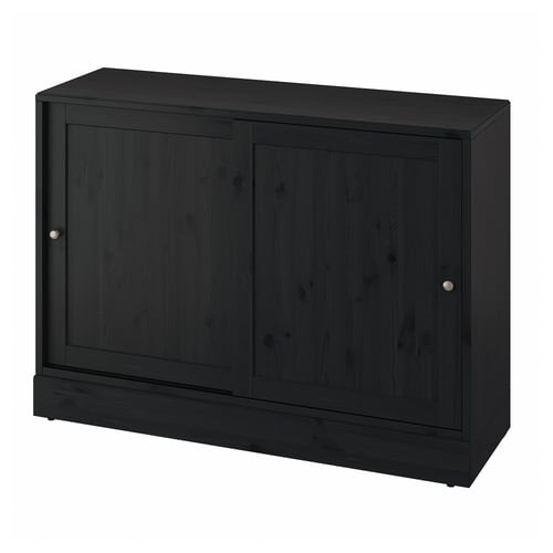 HAVSTA Sideboard - black 47 5/8x18 1/2x35 "
