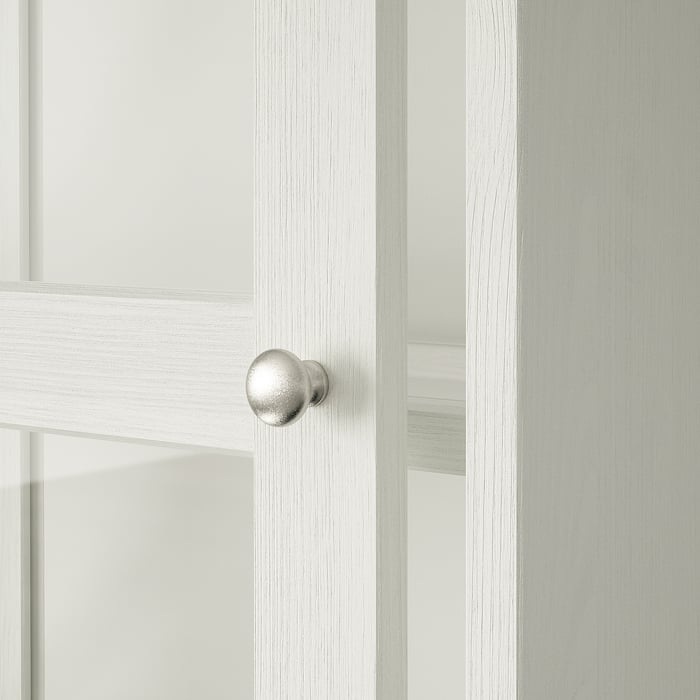 HAVSTA storage with sliding glass doors, white, 951/4x181/2x831/2" IKEA