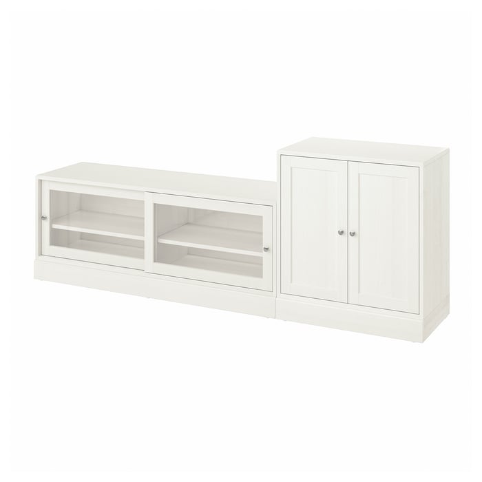 HAVSTA TV storage combination, white, 947/8x181/2x35" IKEA