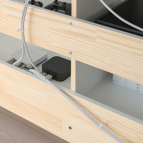 HAVSTA TV unit with base, white, 63x181/2x243/8" IKEA