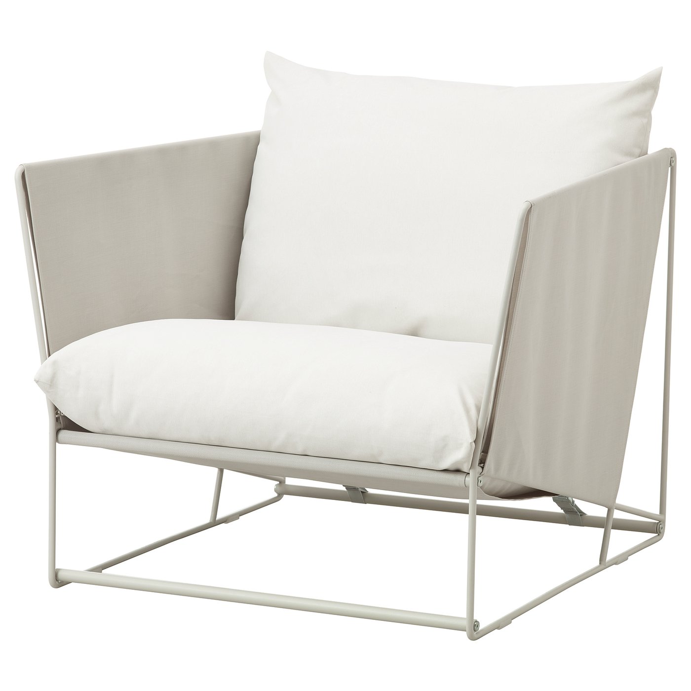 HAVSTEN Armchair, in/outdoor, beige - IKEA