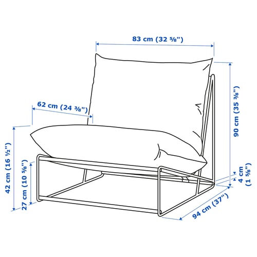 Havsten Chair In Outdoor Beige Ikea