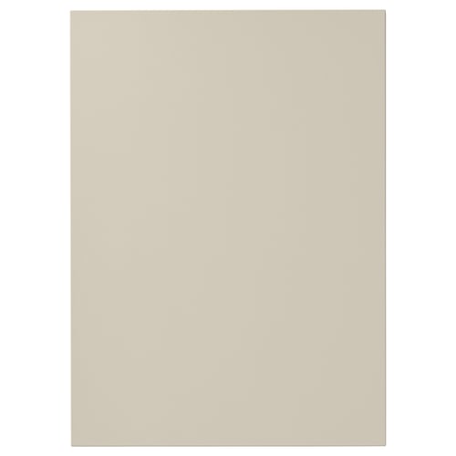 HAVSTORP beige cabinet door, smooth & modern, rectangular.