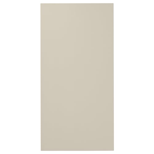 HAVSTORP beige kitchen cabinet door, modern, rectangular, smooth surface.
