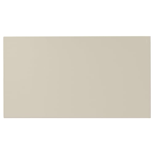 Rectangular beige kitchen cabinet panel, smooth & seamless.