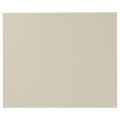 Beige HAVSTORP cabinet, smooth rectangular design.