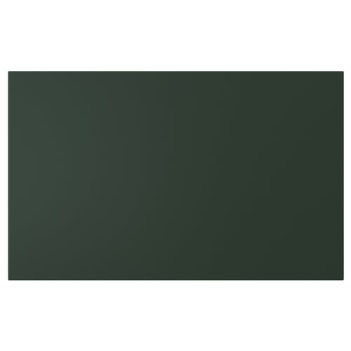 HAVSTORP deep green, smooth rectangular panel, fiberboard acrylic paint.