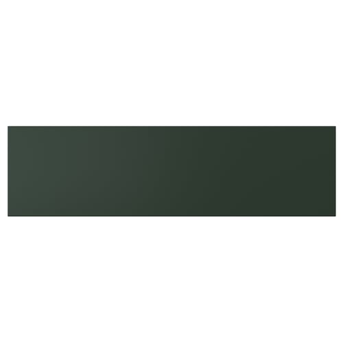 Dark green rectangular panel, simple modern design, smooth finish.