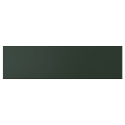 HAVSTORP Drawer front, deep green, 36x10 "