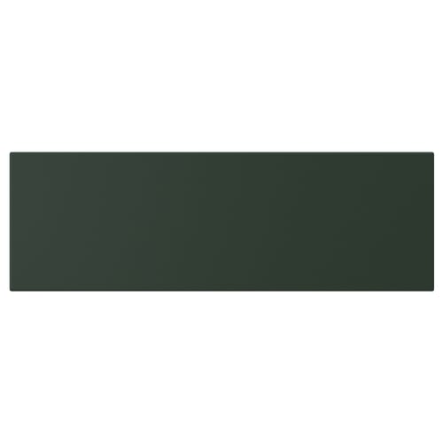 A green rectangular shelf with smooth edges.
