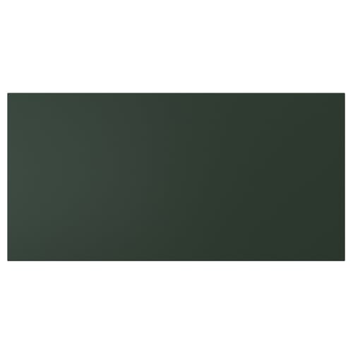 HAVSTORP: deep green, rectangular; modern, smooth surfaces.