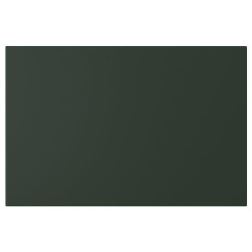 HAVSTORP rectangular panel, deep green, smooth surface. Minimalist design.