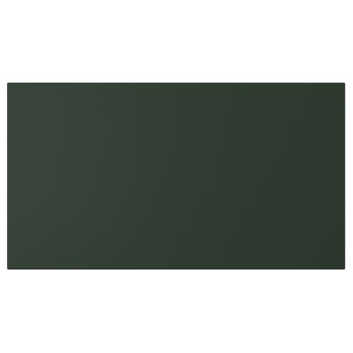 HAVSTORP door in deep green with smooth finish.
