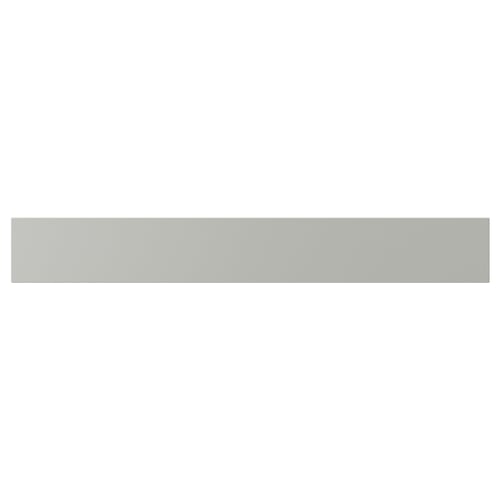 HAVSTORP light grey kitchen drawer, smooth rectangular surface, acrylic paint and fiberboard.
